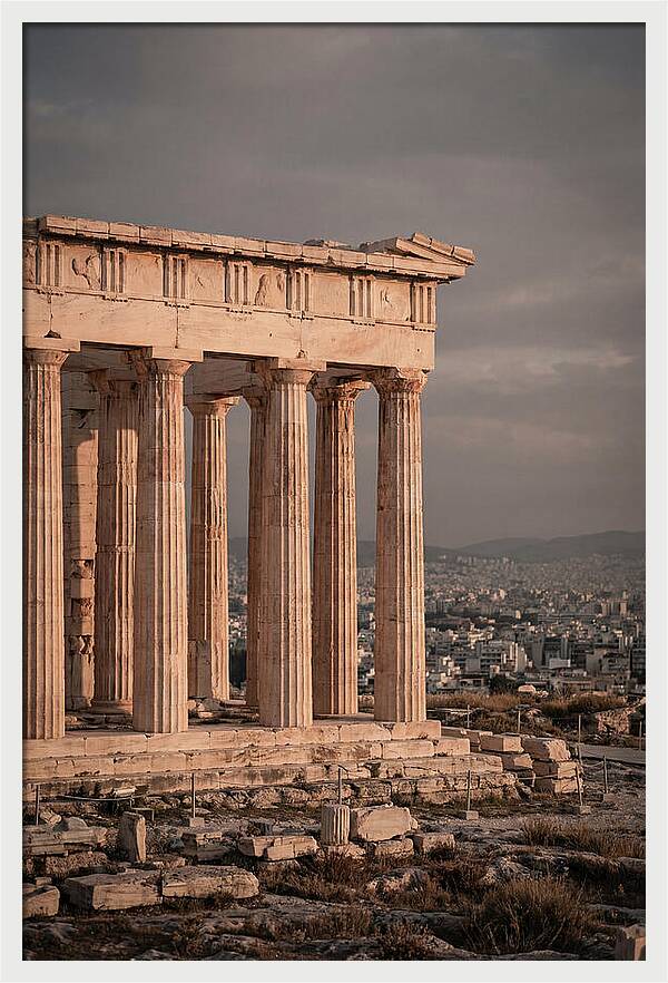 Majestic Parthenon At Sunset