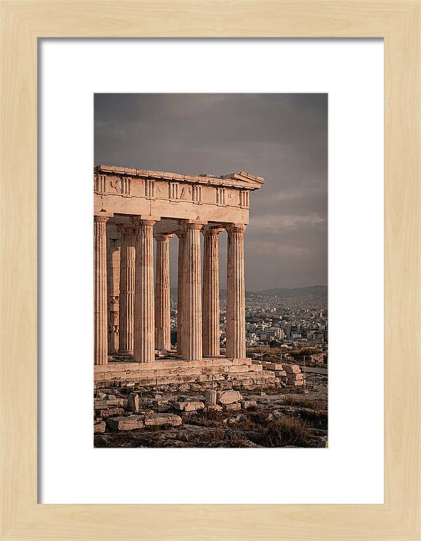 Majestic Parthenon At Sunset