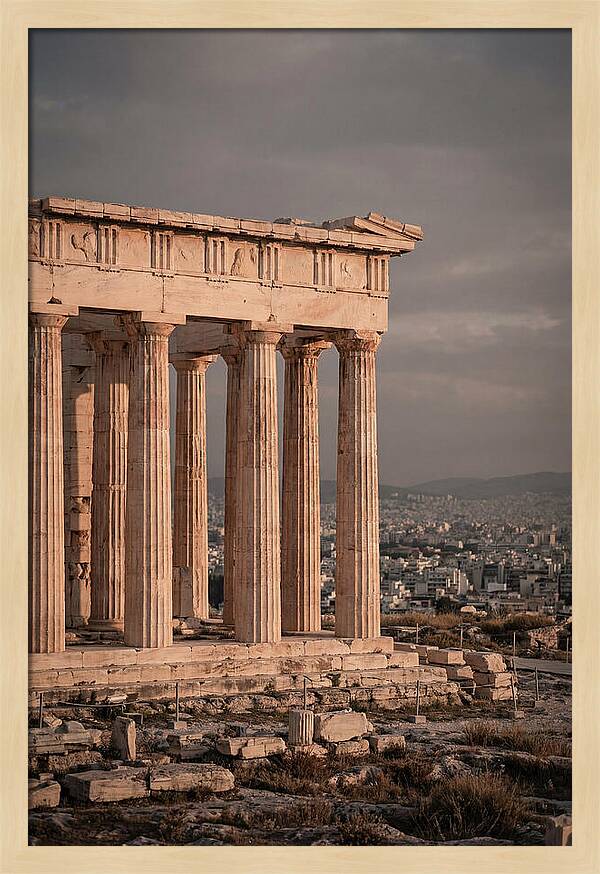 Majestic Parthenon At Sunset