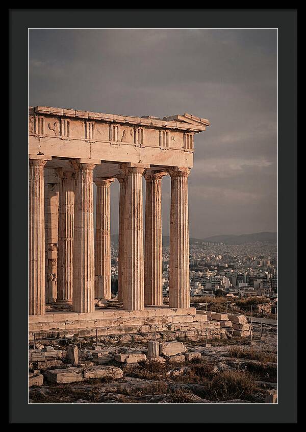 Majestic Parthenon At Sunset