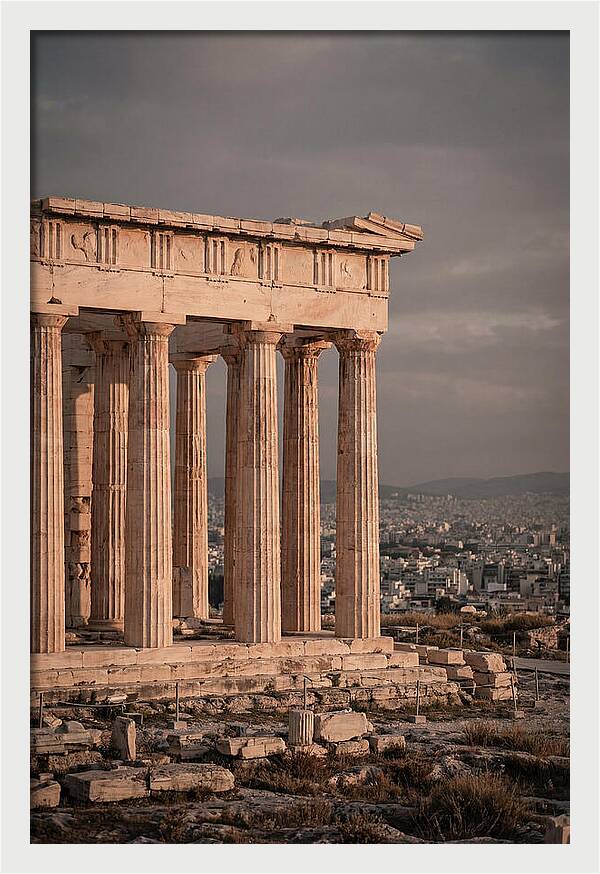 Majestic Parthenon At Sunset