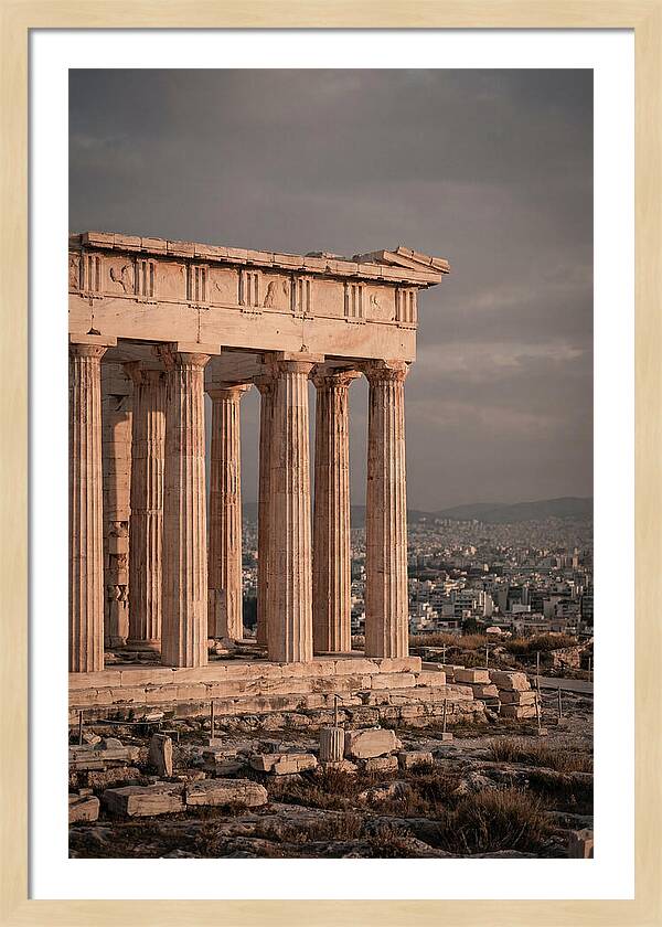 Majestic Parthenon At Sunset