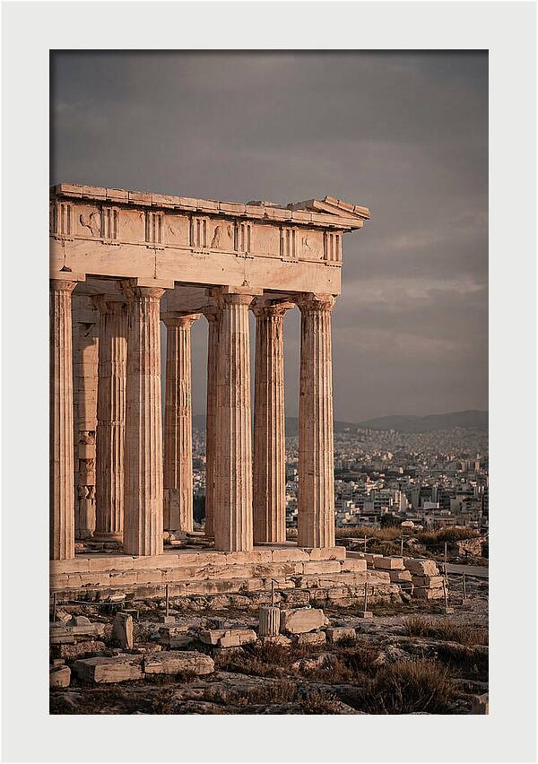Majestic Parthenon At Sunset