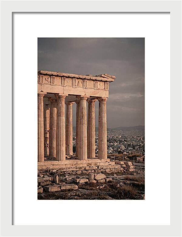Majestic Parthenon At Sunset
