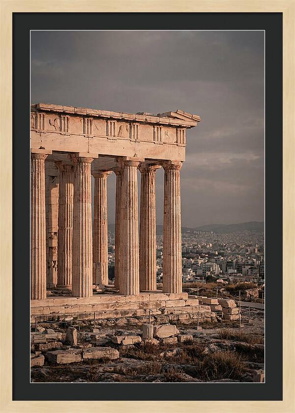 Majestic Parthenon At Sunset