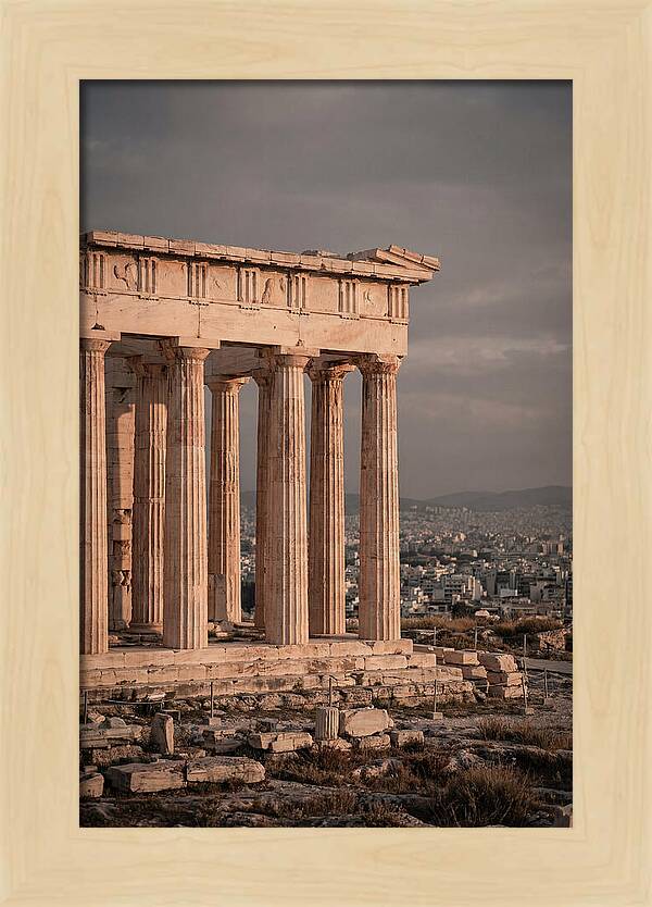 Majestic Parthenon At Sunset