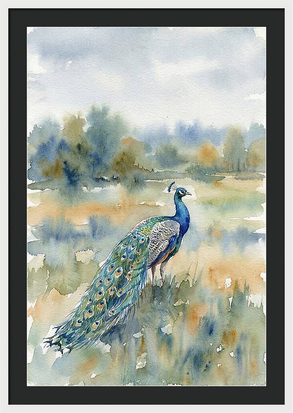 Majestic Peacock In Nature
