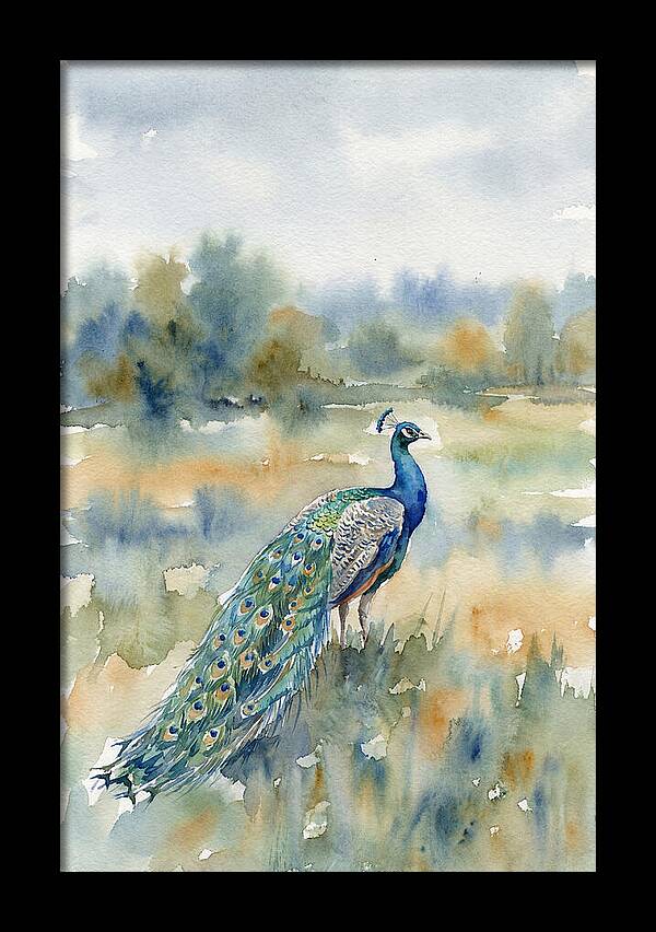 Majestic Peacock In Nature