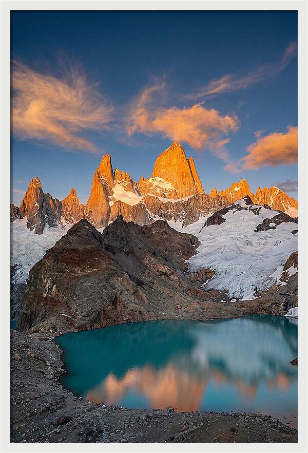 Majestic Peaks At Dawn