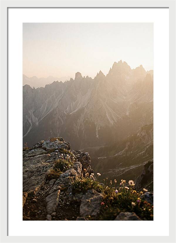Majestic Peaks At Dusk