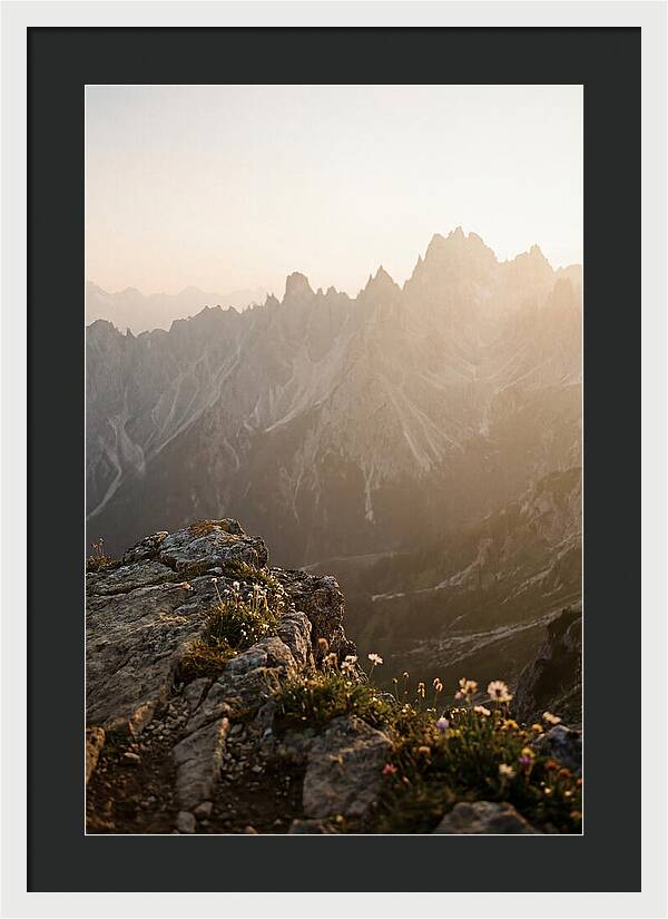 Majestic Peaks At Dusk