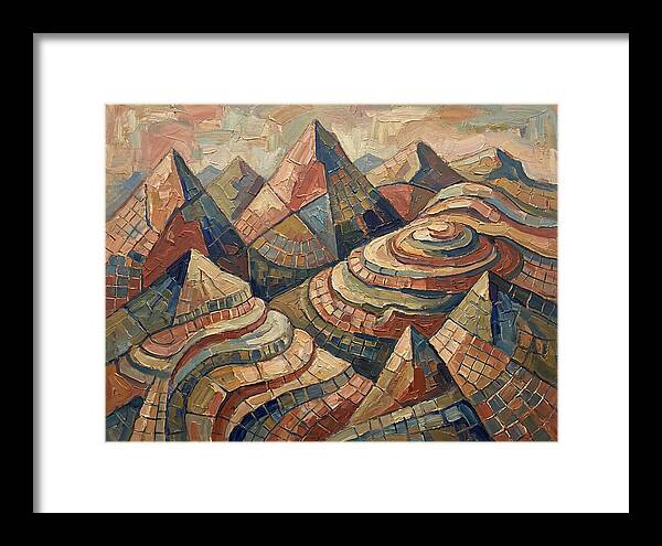 Majestic Peaks In Abstract