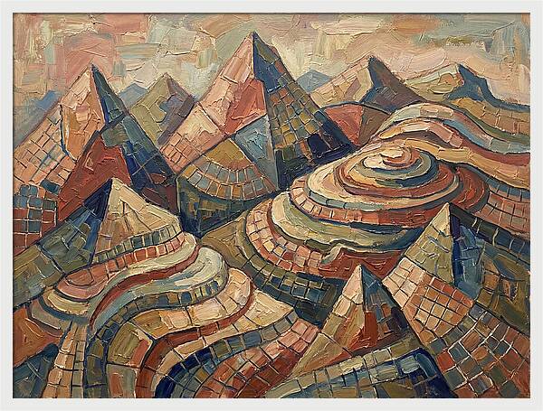 Majestic Peaks In Abstract
