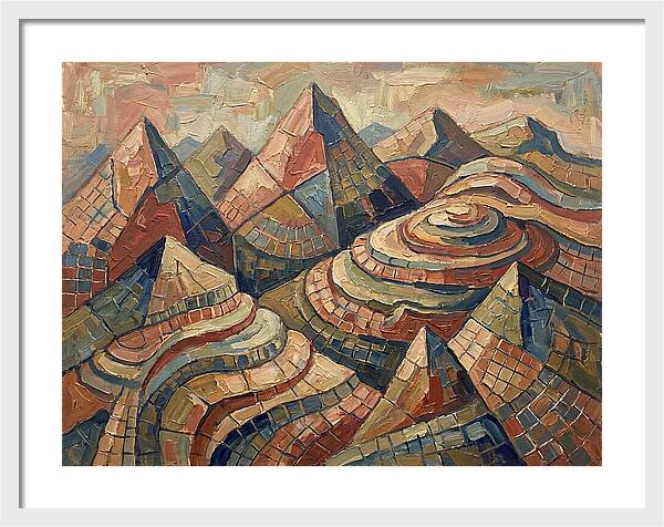 Majestic Peaks In Abstract