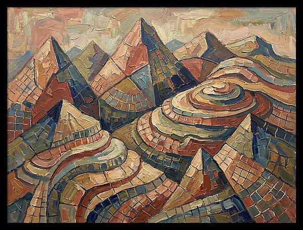 Majestic Peaks In Abstract