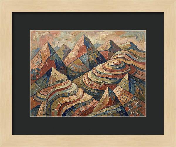 Majestic Peaks In Abstract
