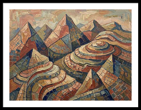 Majestic Peaks In Abstract