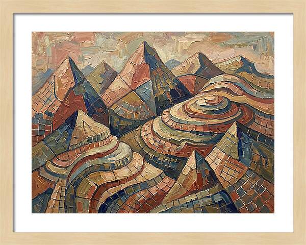 Majestic Peaks In Abstract