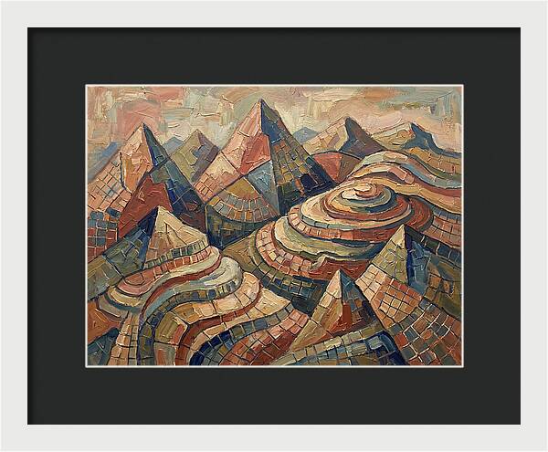 Majestic Peaks In Abstract