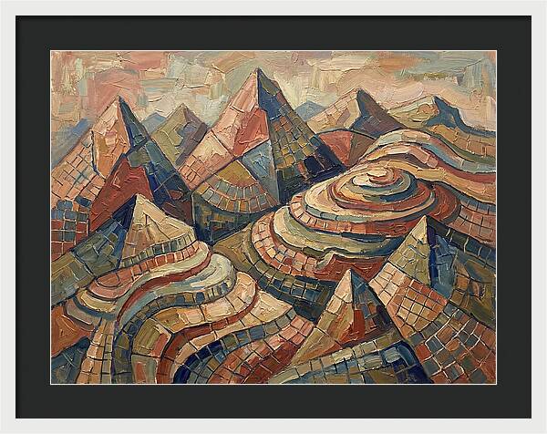 Majestic Peaks In Abstract
