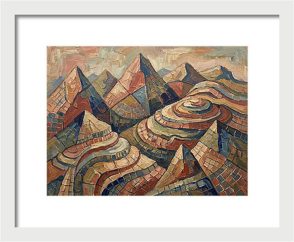 Majestic Peaks In Abstract