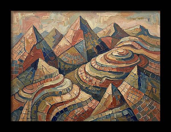 Majestic Peaks In Abstract