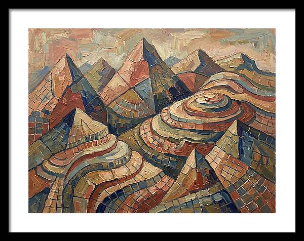 Majestic Peaks In Abstract