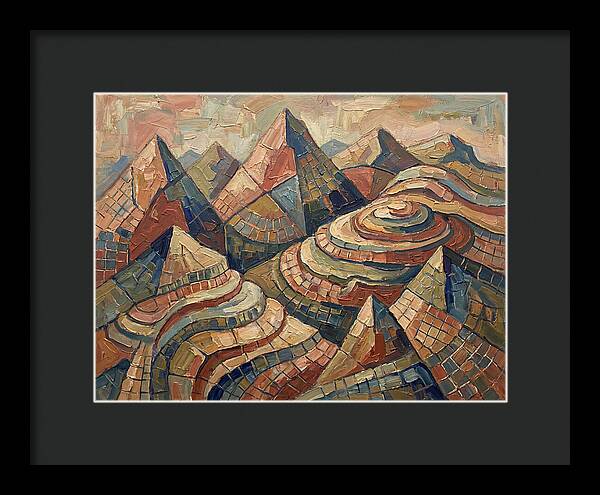Majestic Peaks In Abstract