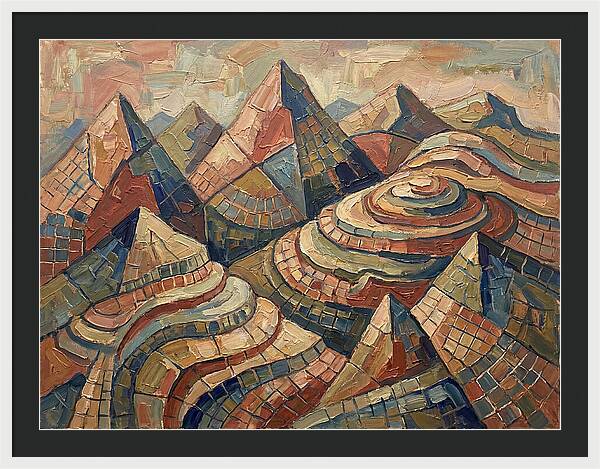 Majestic Peaks In Abstract