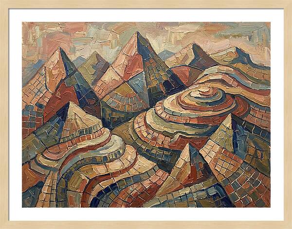 Majestic Peaks In Abstract