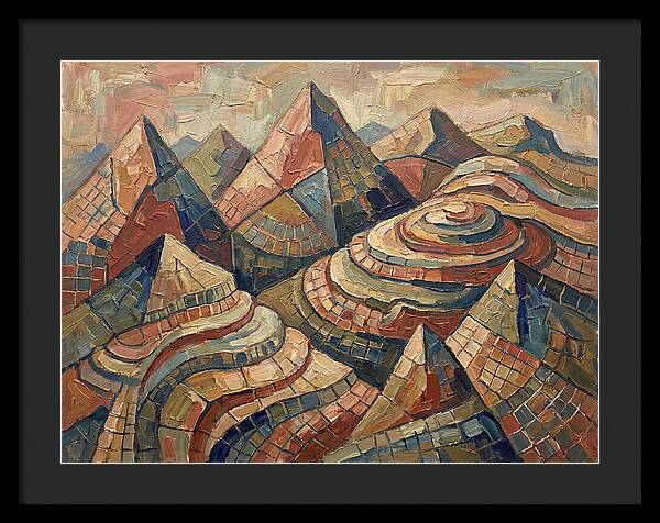 Majestic Peaks In Abstract