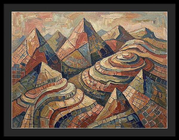 Majestic Peaks In Abstract