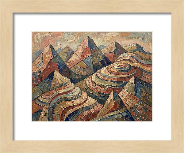Majestic Peaks In Abstract
