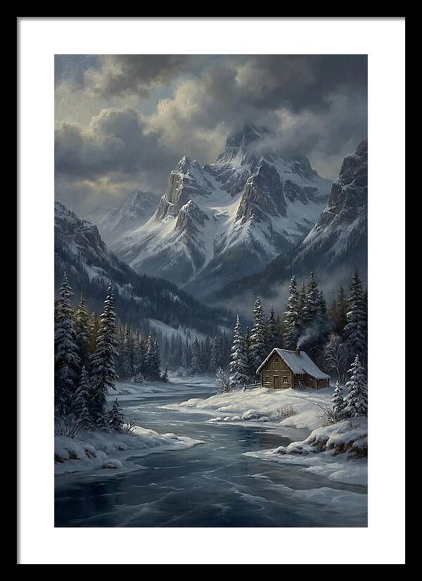 Majestic Peaks In Tranquil Silence