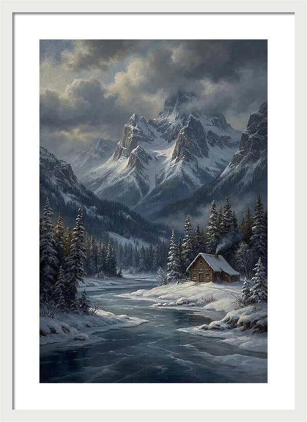 Majestic Peaks In Tranquil Silence