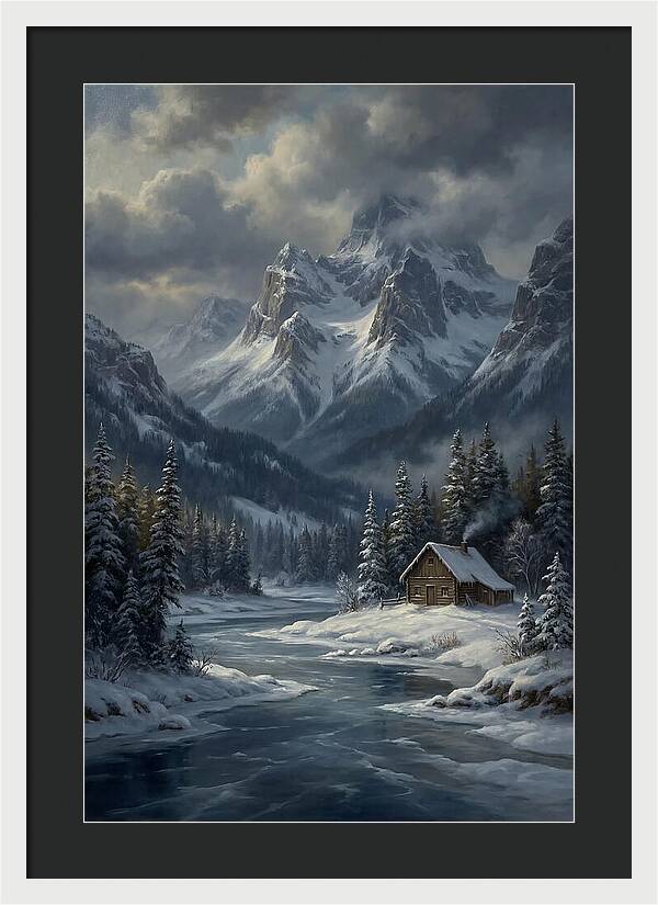 Majestic Peaks In Tranquil Silence