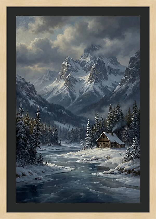 Majestic Peaks In Tranquil Silence
