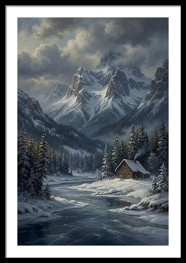 Majestic Peaks In Tranquil Silence