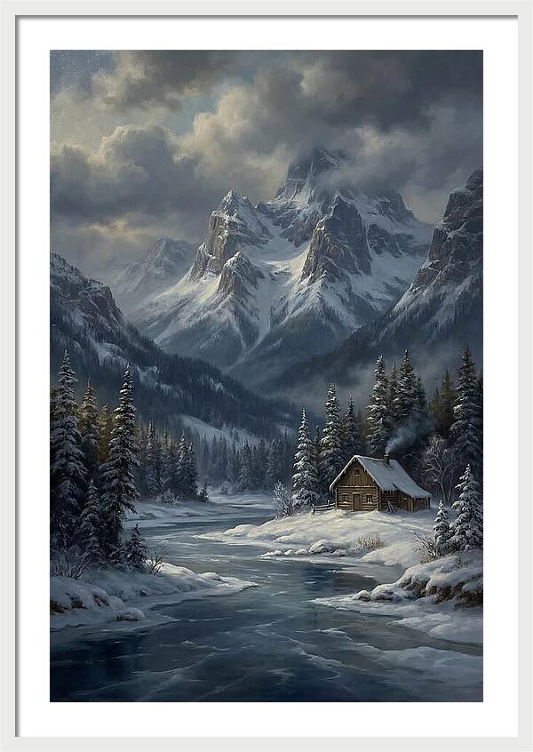 Majestic Peaks In Tranquil Silence