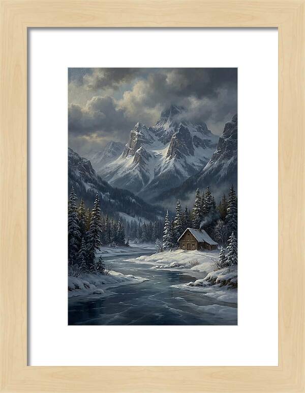 Majestic Peaks In Tranquil Silence