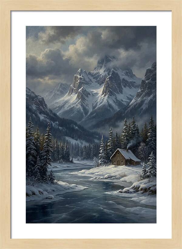Majestic Peaks In Tranquil Silence