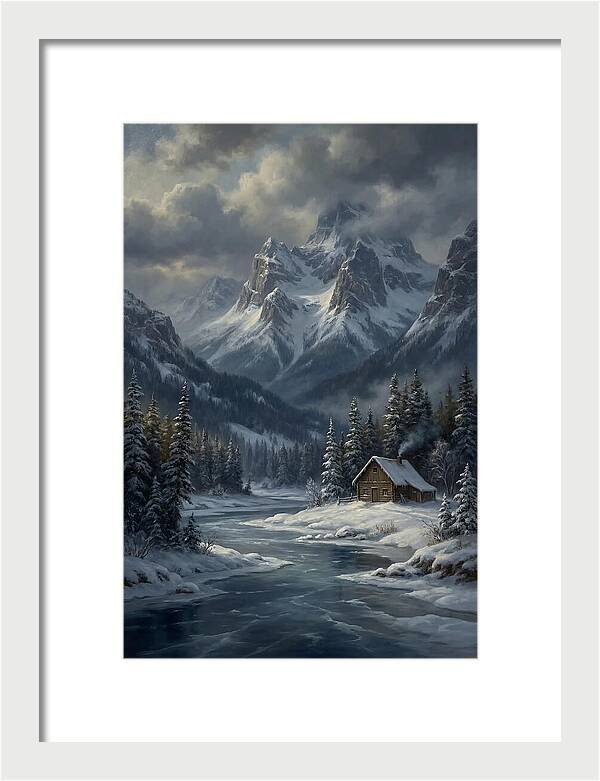 Majestic Peaks In Tranquil Silence