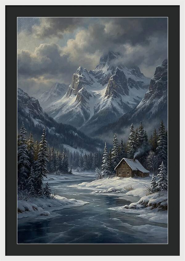 Majestic Peaks In Tranquil Silence