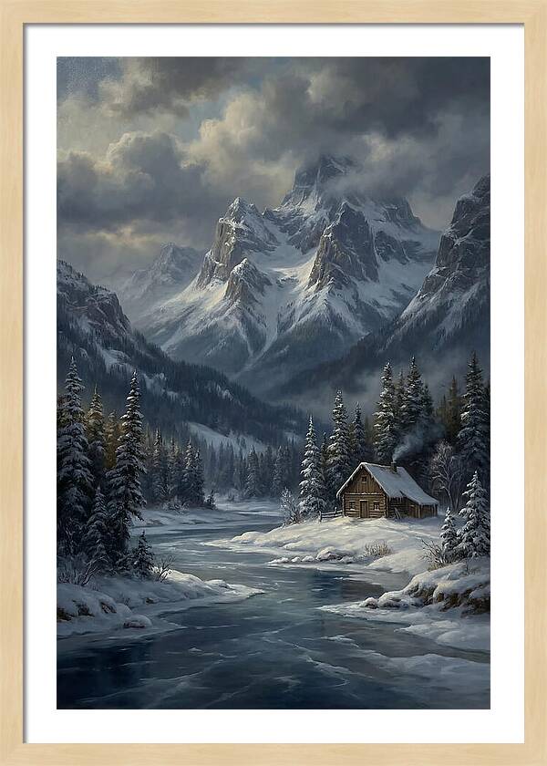 Majestic Peaks In Tranquil Silence