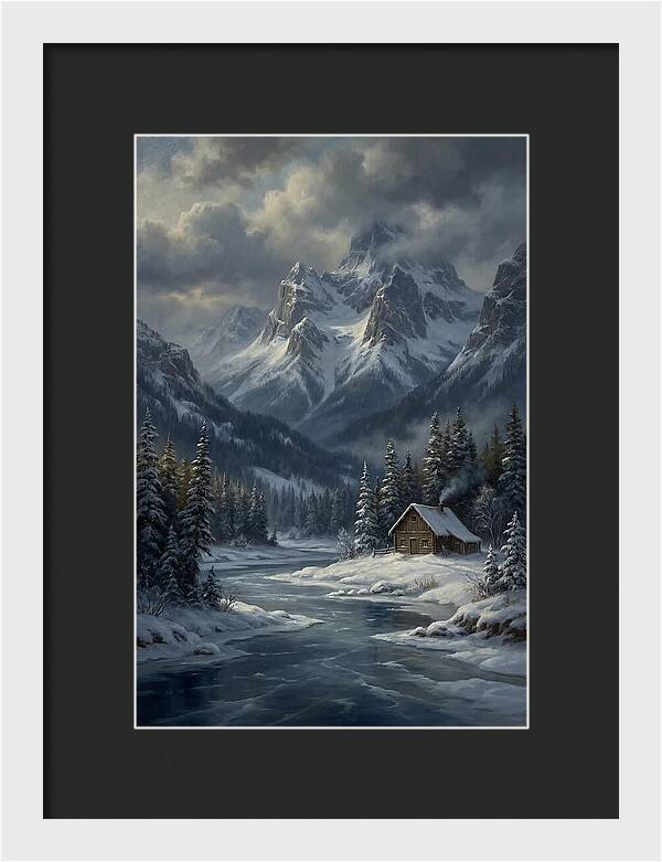 Majestic Peaks In Tranquil Silence