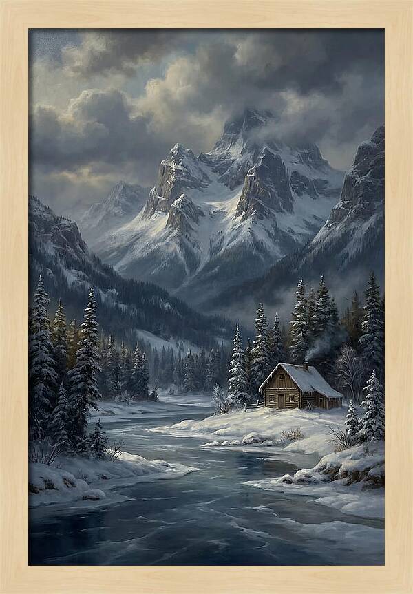 Majestic Peaks In Tranquil Silence