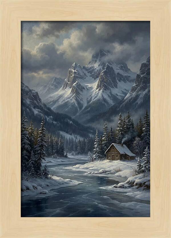 Majestic Peaks In Tranquil Silence