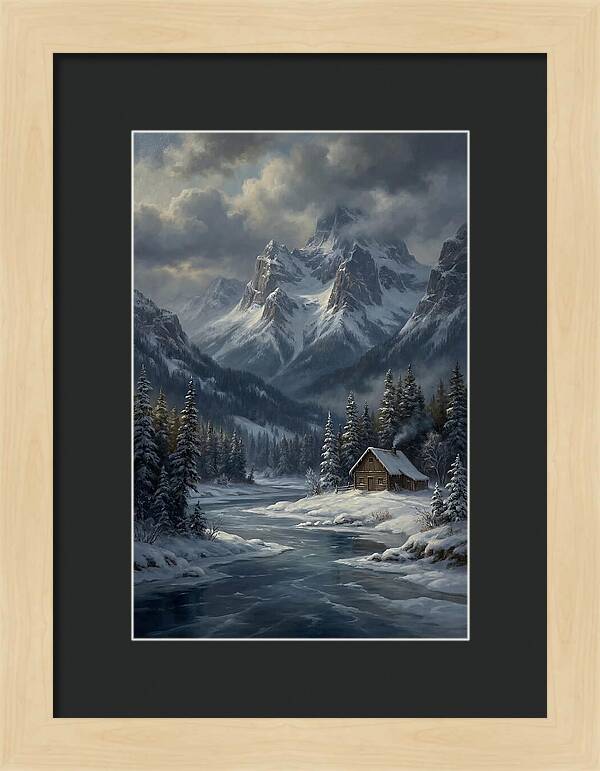 Majestic Peaks In Tranquil Silence