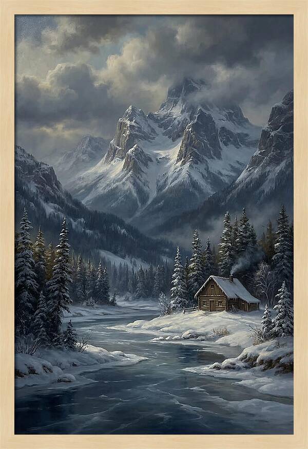 Majestic Peaks In Tranquil Silence