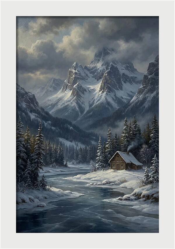 Majestic Peaks In Tranquil Silence